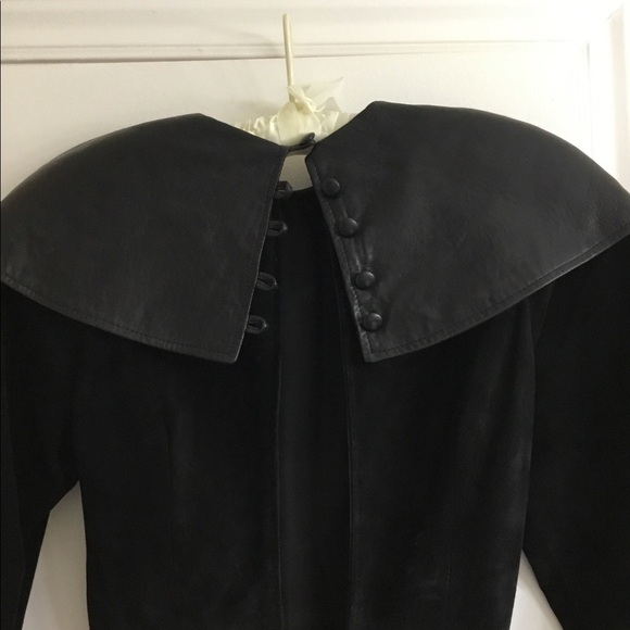 Daniel Leather and Suede Dress - Picture 4 of 5